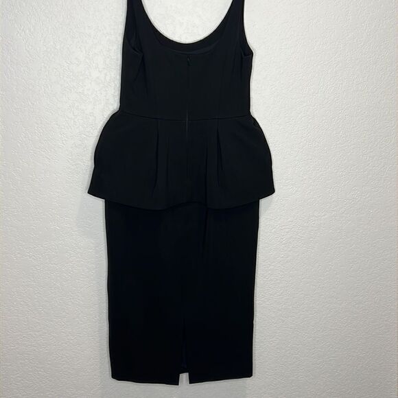New CUSHNIE Jersey Crepe Peplum-Waist Bodycon Dress Size 6 - Picture 6 of 16